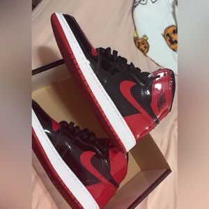 Jordan Kids Sneakers in Black and Red
